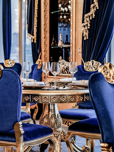 details with glass of vine