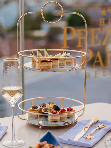 details with glass of vine